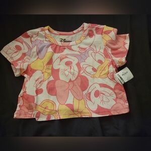 Minnie Mouse Crop Top Size 8 NWT